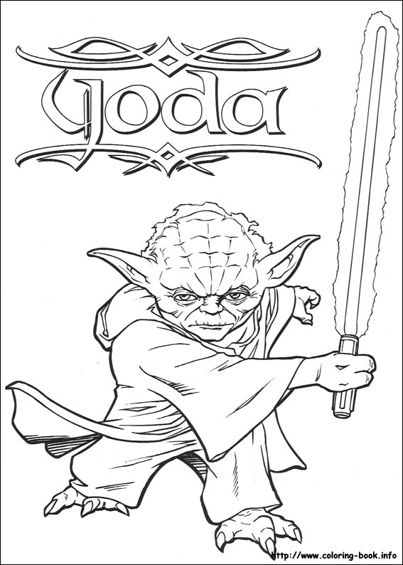 Star Wars coloring picture